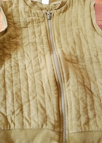 LC Waikiki Bej Erkek Çocuk Kolsuz Fermuarlı Yelek