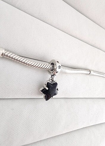 Beden gri Renk Galaksi Yıldız Murano Charm
