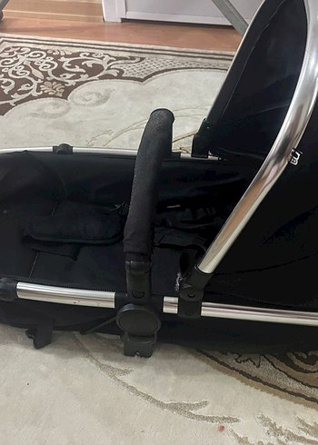 Siyah Bebek Arabası Yataklı Puset - Görsel 3