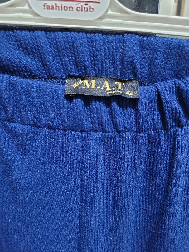 Lacivert 3 parçalı tunik pantolon takım - Görsel 5