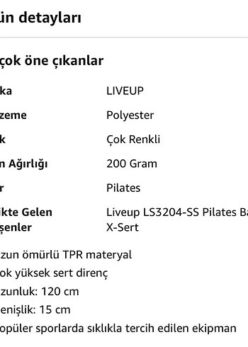  Lıveup yoga matı