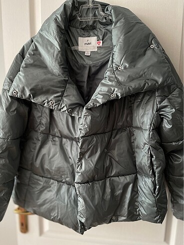 s Beden mavi Renk Mavi oversize mont ( S )