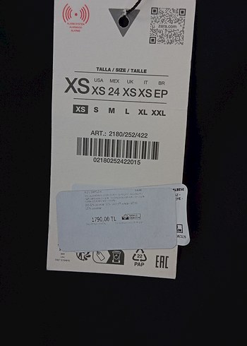 Kemerli Siyah Midi Kadın Elbise ZARA KUTUSUNDA YENİ - Görsel 4