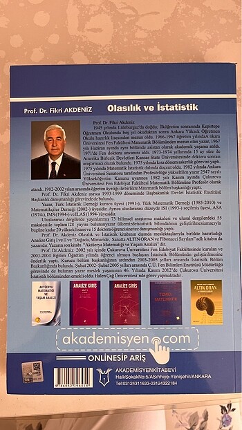  OLASILIK VE İSTATİSTİK