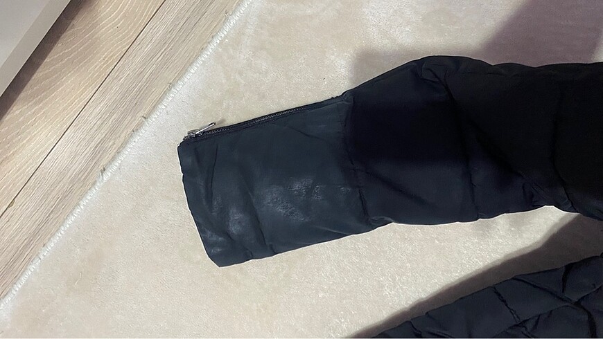 Tüylü mont - Görsel 5