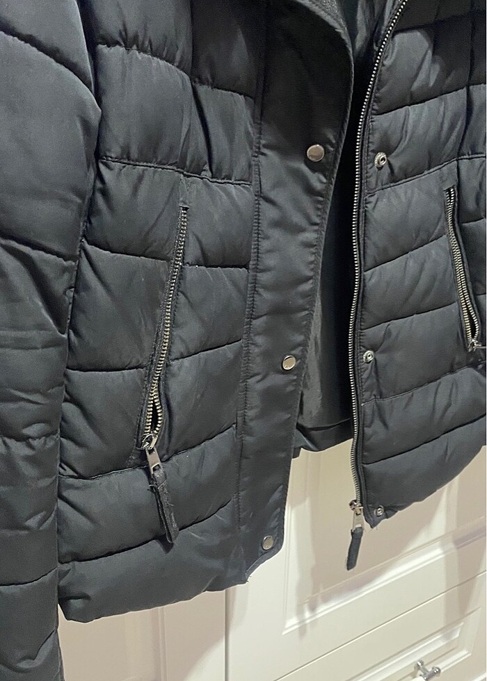 Tüylü mont - Görsel 4