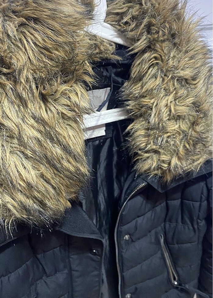 Tüylü mont - Görsel 3