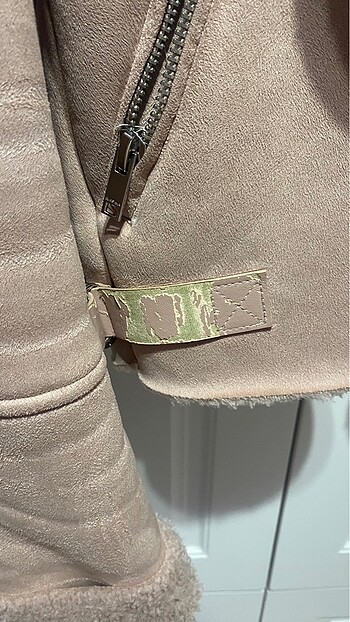 Pembe tüylü ceket - Görsel 2