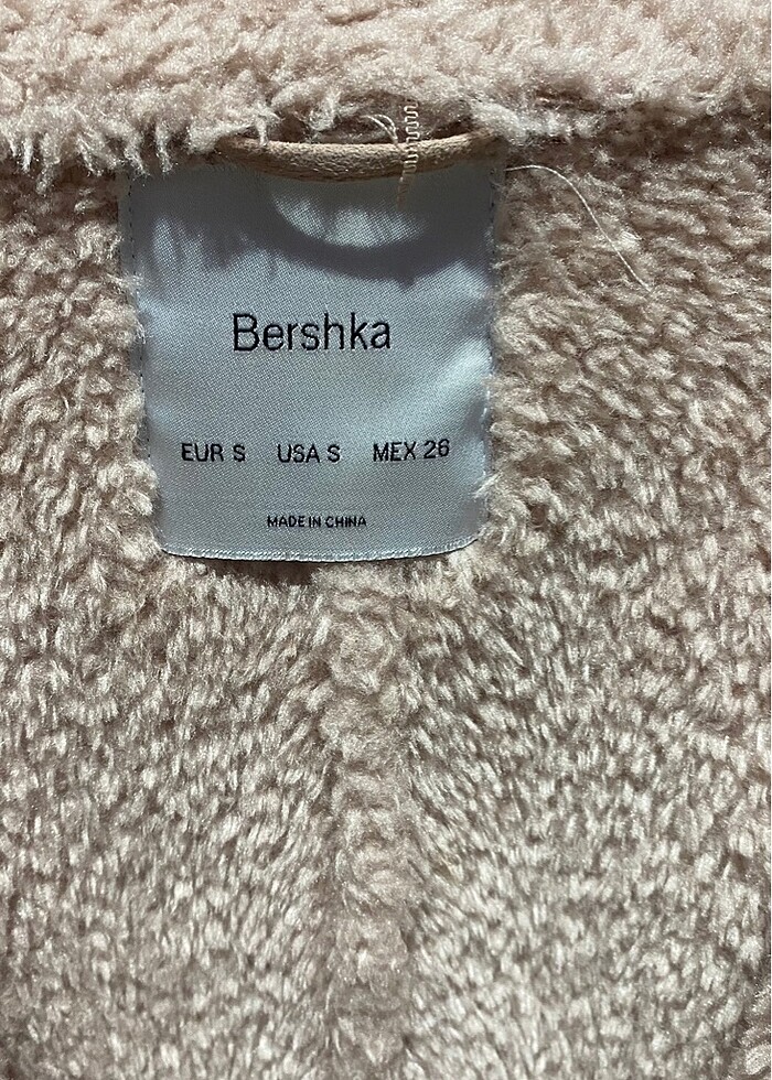 Pembe tüylü ceket - Görsel 4