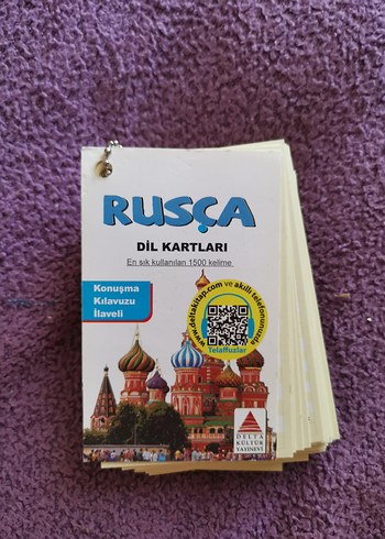 Rusça Dil Kartları - Konuşma Kılavuzlu