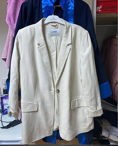 LC Waikiki Lcw blazer keten krem ceket