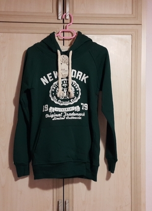 KOYU YESIL SWEATSHIRT 