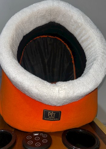 Renkli Turuncu Kedi Yatağı - Görsel 4