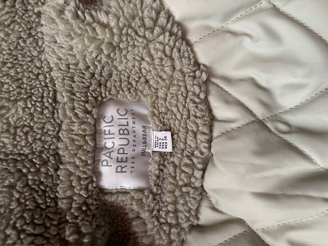 PULL&BEAR peluş mont