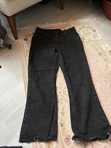 36 Beden İspanyol paça kot pantolon
