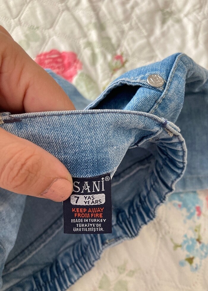 Kız çocuk kot etek - Görsel 4