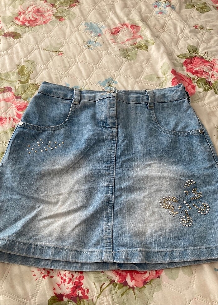 Kız çocuk kot etek - Görsel 2