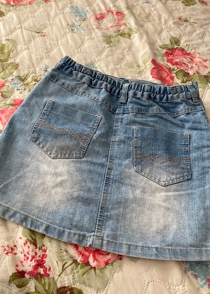 Kız çocuk kot etek - Görsel 3