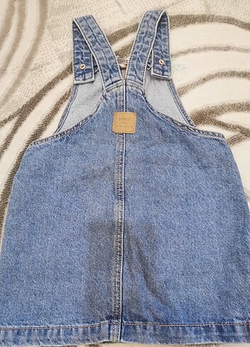 Mango Kids Mango denim elbise kız çocuk 