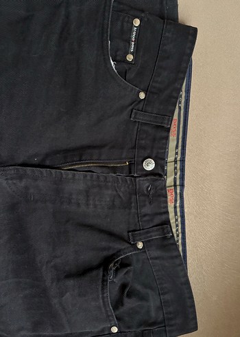 Gri Bol Kesim Kadın Midi Kot Pantolon - Görsel 3