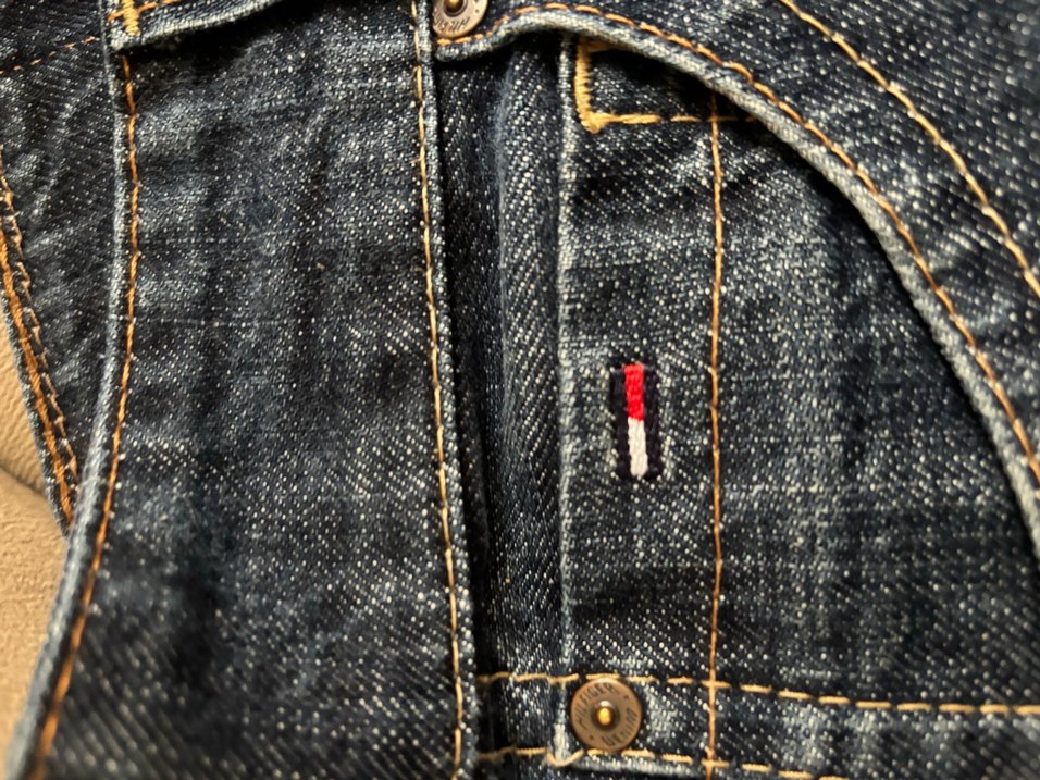 Düğmeli Lacivert Kadın Midi Kot Pantolon - Görsel 4