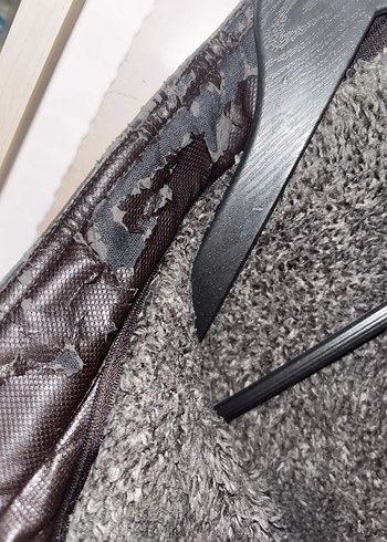 Erkek Siyah Deri Biker Ceket - Görsel 5