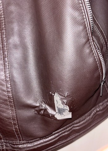 Erkek Siyah Deri Biker Ceket - Görsel 4