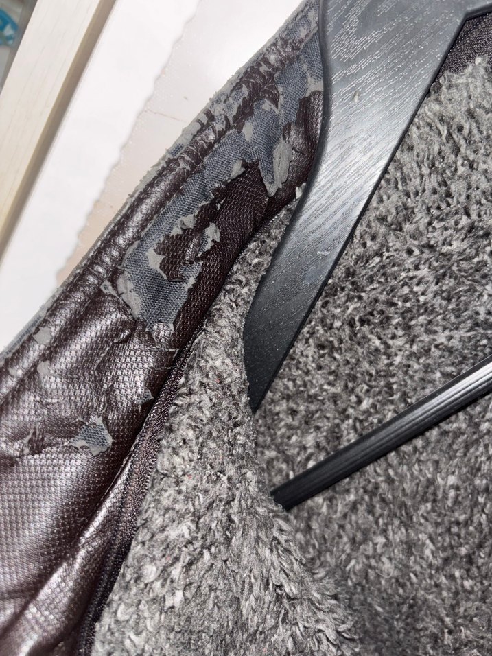 Erkek Siyah Deri Biker Ceket - Görsel 5