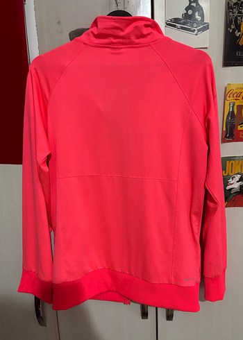 Pembe Nike Fermuarlı Spor Kadın Ceket - Görsel 5