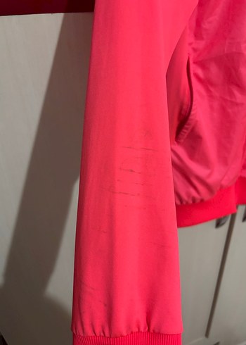 Pembe Nike Fermuarlı Spor Kadın Ceket - Görsel 2