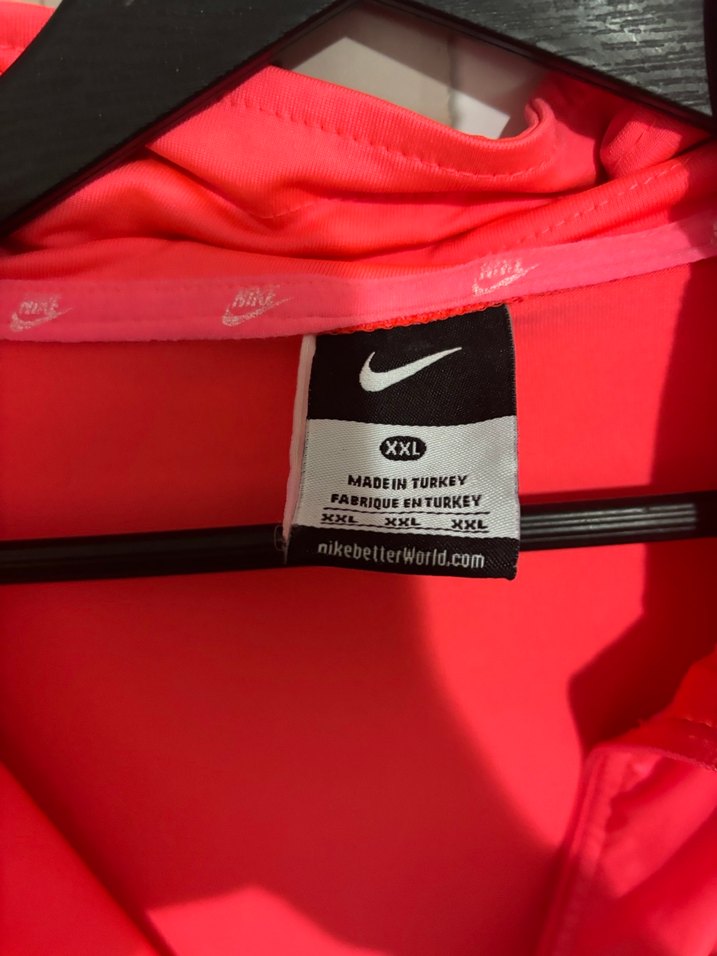 Pembe Nike Fermuarlı Spor Kadın Ceket - Görsel 4