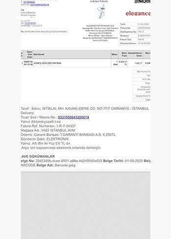 RAY-BAN 3749 927358 55-18
Unisex GÜNES GÖZLÜGÜ - Görsel 4