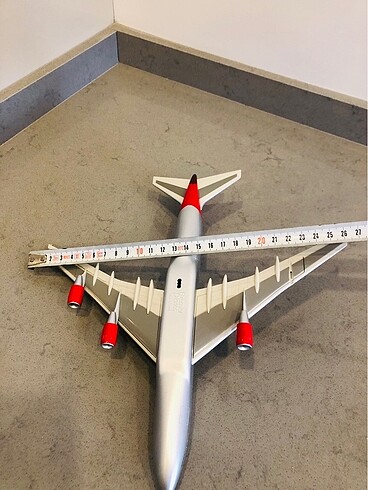 Beden Model yolcu uçağı 30 cm virgin atlantic