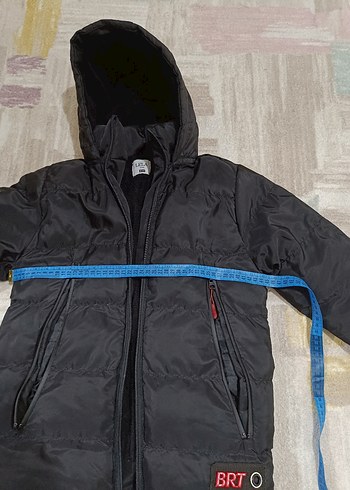 Diğer Erkek Çocuk Kapüşonlu Siyah Fermuarlı Ceket