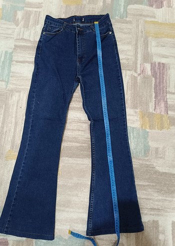 33 Beden mavi Renk kadın likralı kot pantolon