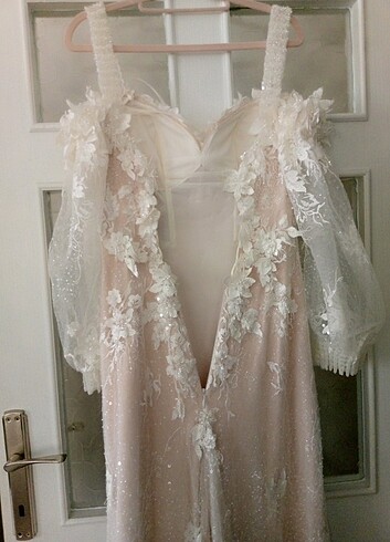 Etiketli balık model çok sık gelinlik - Görsel 3