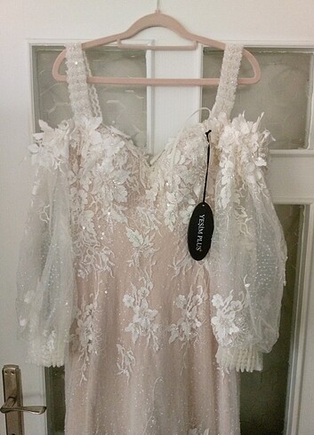 Etiketli balık model çok sık gelinlik - Görsel 6