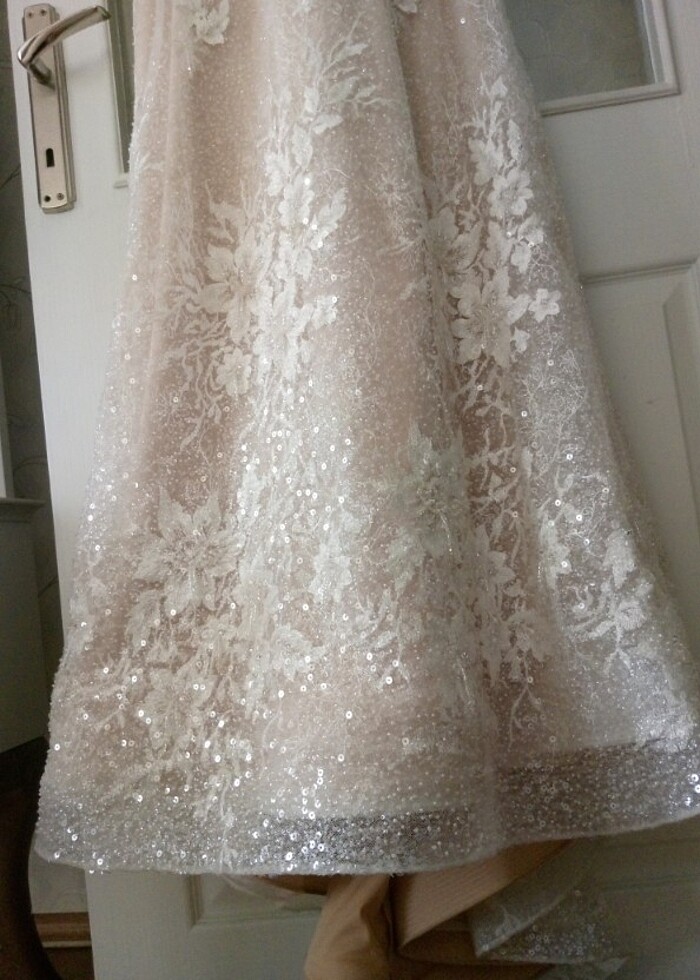 Etiketli balık model çok sık gelinlik - Görsel 5