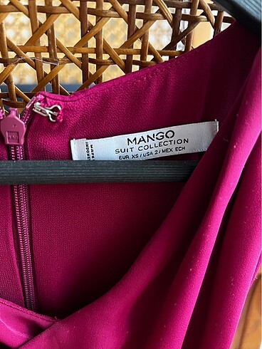 xs Beden Mango Suit Collection Pembe Elbise