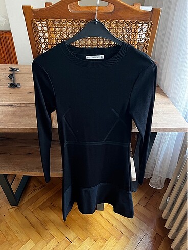 Zara Knit - Siyah Triko Elbise