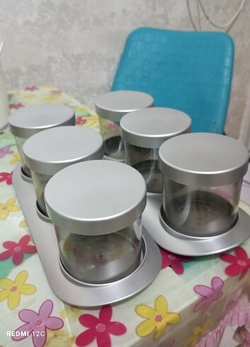 6'lı set baharatlık 