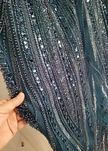 Tesettür abiye elbise - Görsel 4