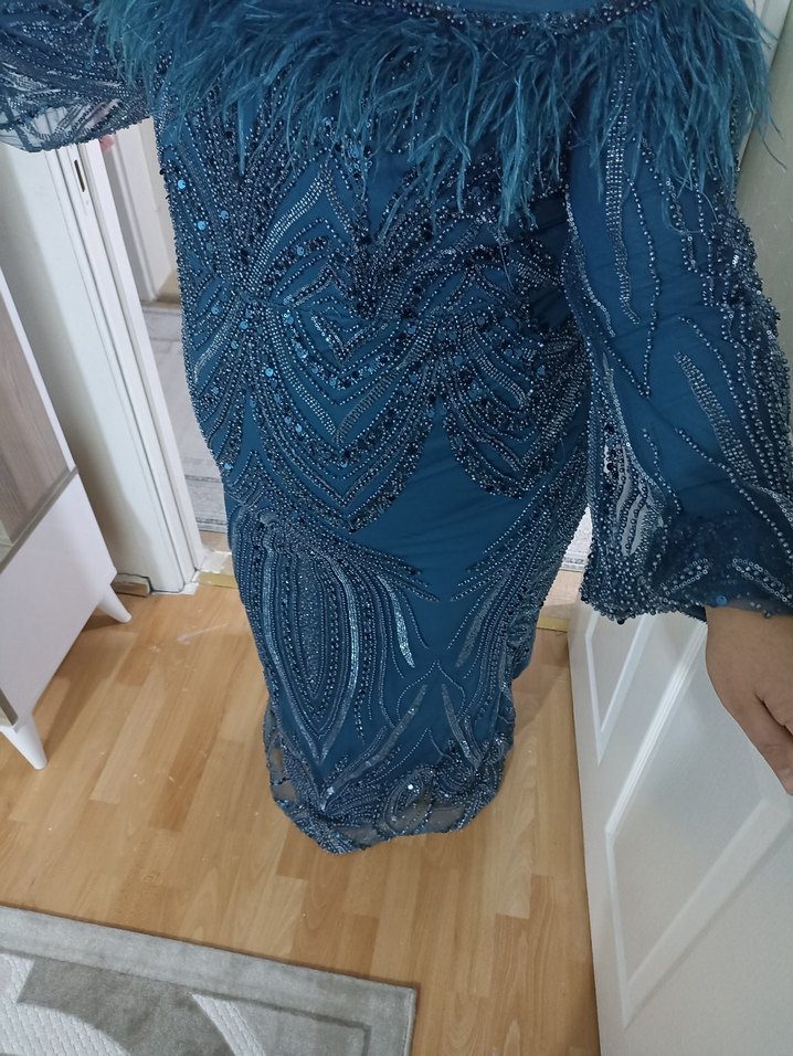 Tesettür abiye elbise - Görsel 5