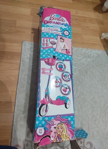 Beden BARBİE, DREAMTOPİA 3 TEKERLEKLİ FRENLİ SCOOTER