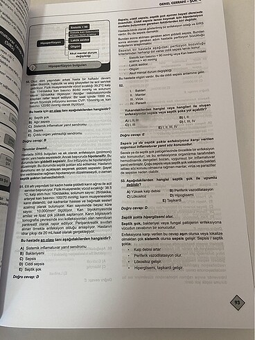 GENEL CERRAHİ SORU KİTABI KLİNİSYEN - Görsel 4
