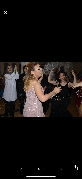 38 Beden Gece elbisesi