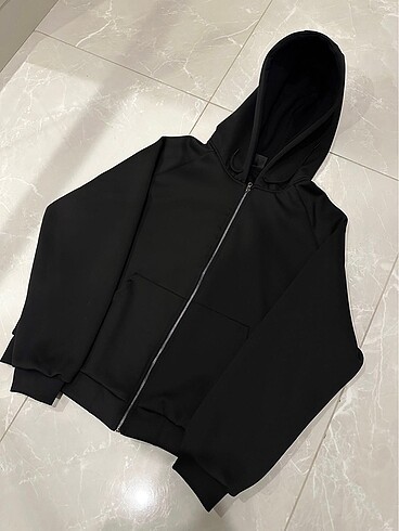 Diğer Syna Neoprene Zip Hoodie