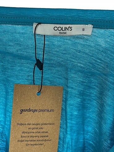 s Beden turkuaz Renk Colin's Bluz %70 İndirimli.