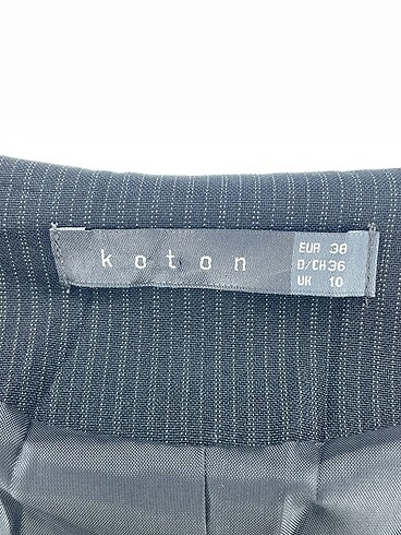 38 Beden siyah Renk Koton Blazer %70 İndirimli.