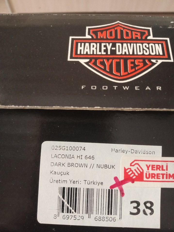 Harley-Davidson Kahverengi Deri Bayan Çizmesi AYRANCILAR - Görsel 2
